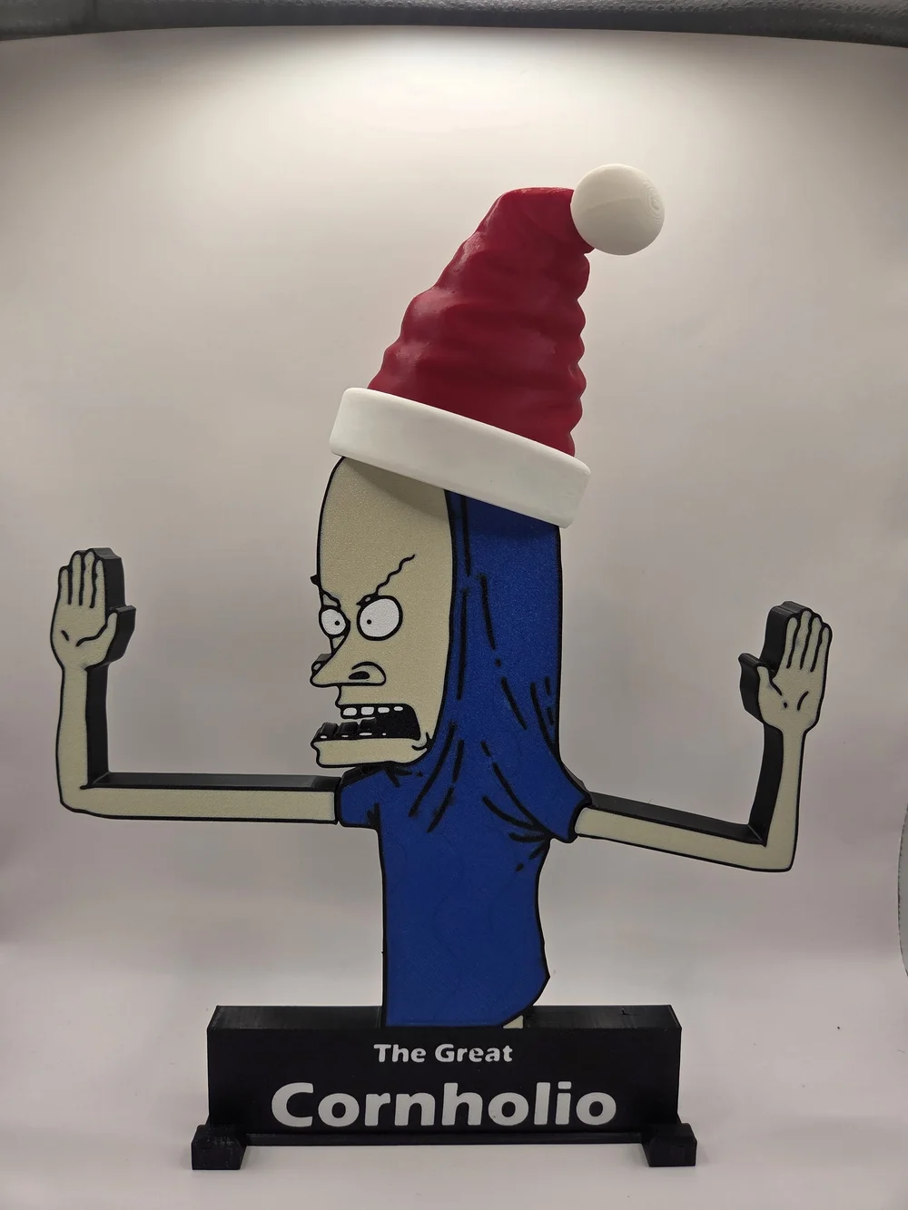 Holiday Cornholio Toilet Paper Holder - Blue